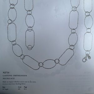 Silpada link necklace.